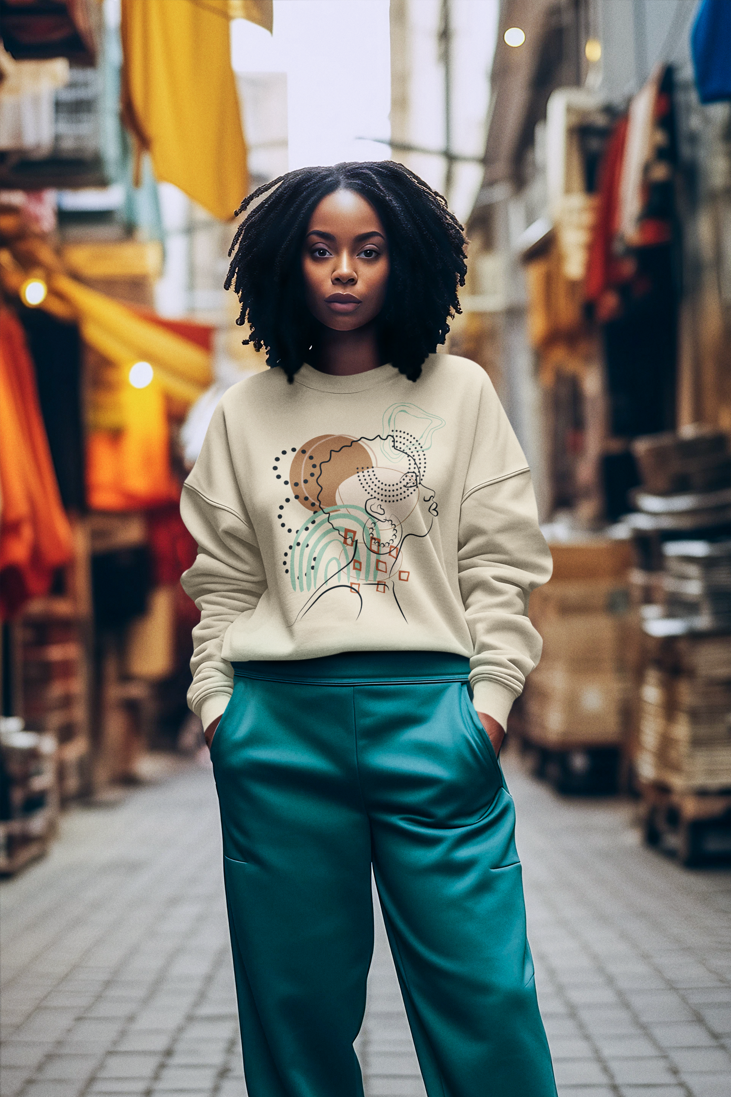 Boho Chic "Euphoria" Sweatshirt