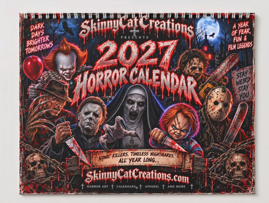 2027 Horror Calendar